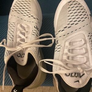 Nike White and Black Athletic Shoes